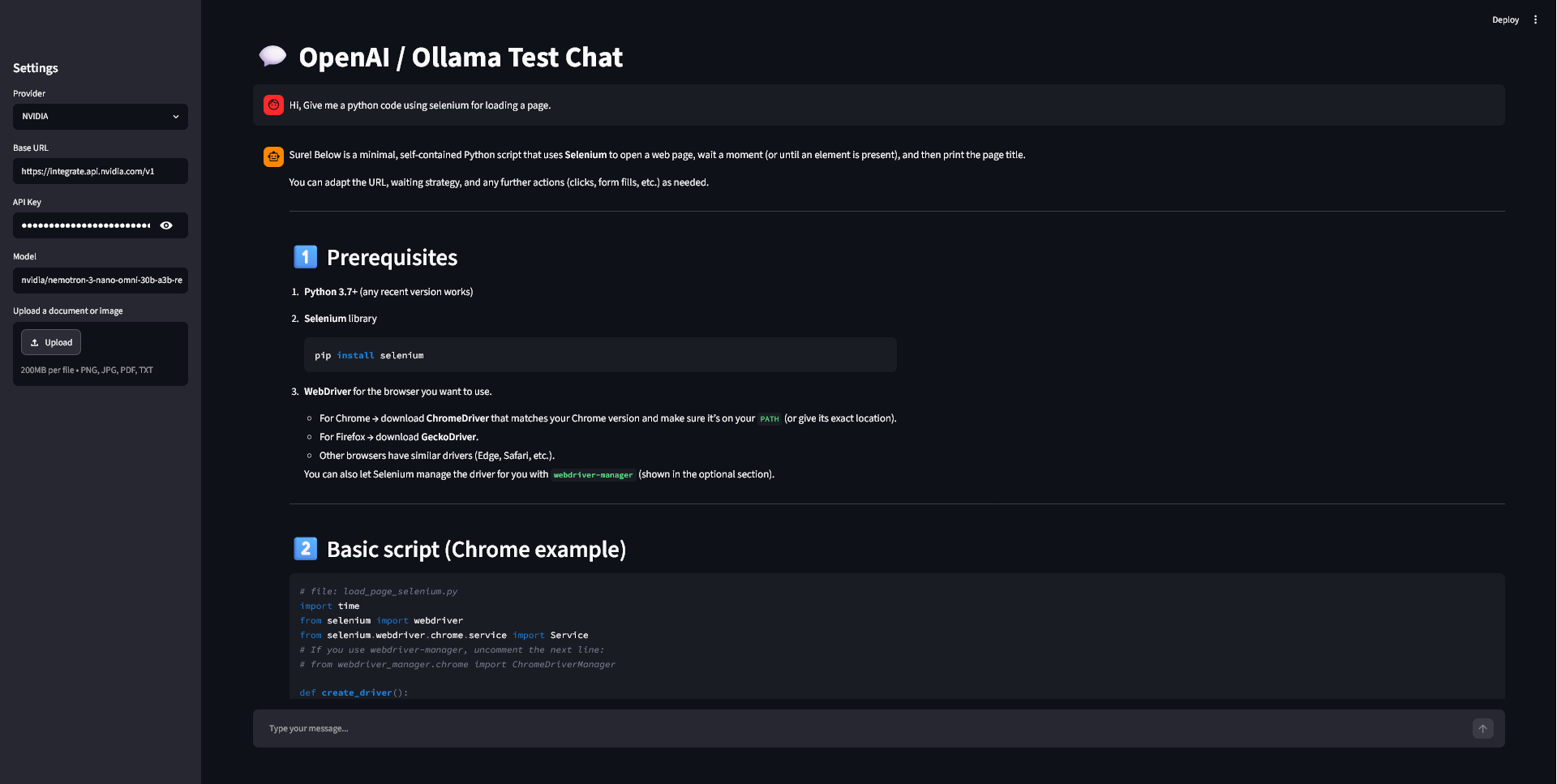 Application Screenshot